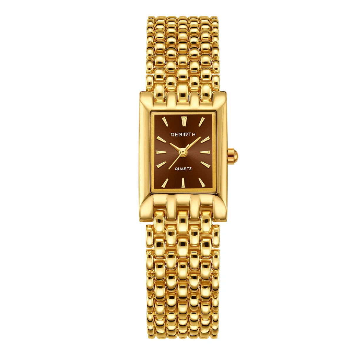 REBIRTH Women's Quartz Watch – Minimalist Light Luxury Style Women's Fashion Watch Nixie Red