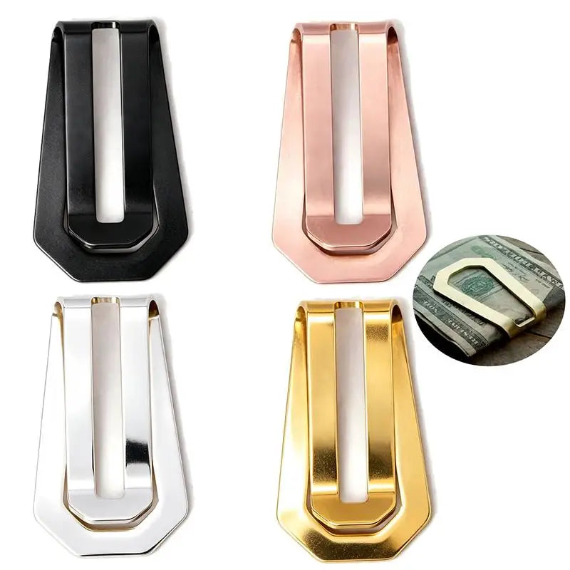 Stainless Steel Slim Money Clip & Card Holder | JETTING Metal Money Clip Nixie