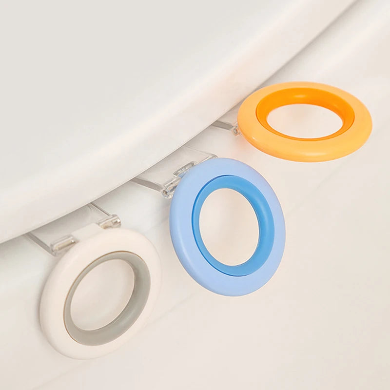 Adhesive Toilet Seat Lifter Handle – 2 Pack, No-Touch Toilet Seat Lifter Nixie
