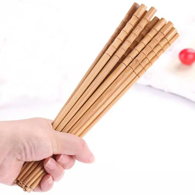 Reusable Bamboo Chopsticks – 10 or 50 Pairs | Eco-Friendly Bamboo Chopsticks Nixie