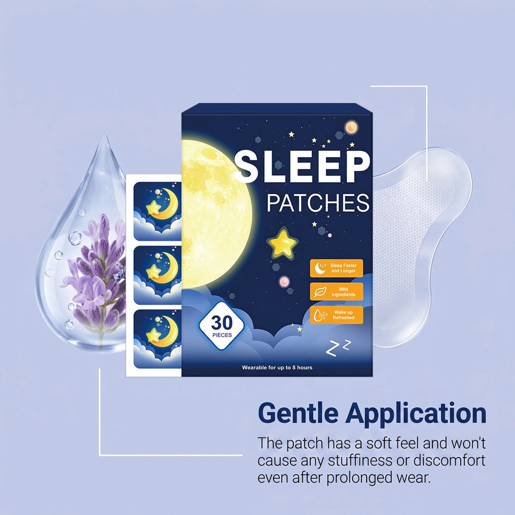 30Pcs Sleep Patches – Soothing Bedtime Body Stickers | Night Rest Sleep Aid Patches Nixie