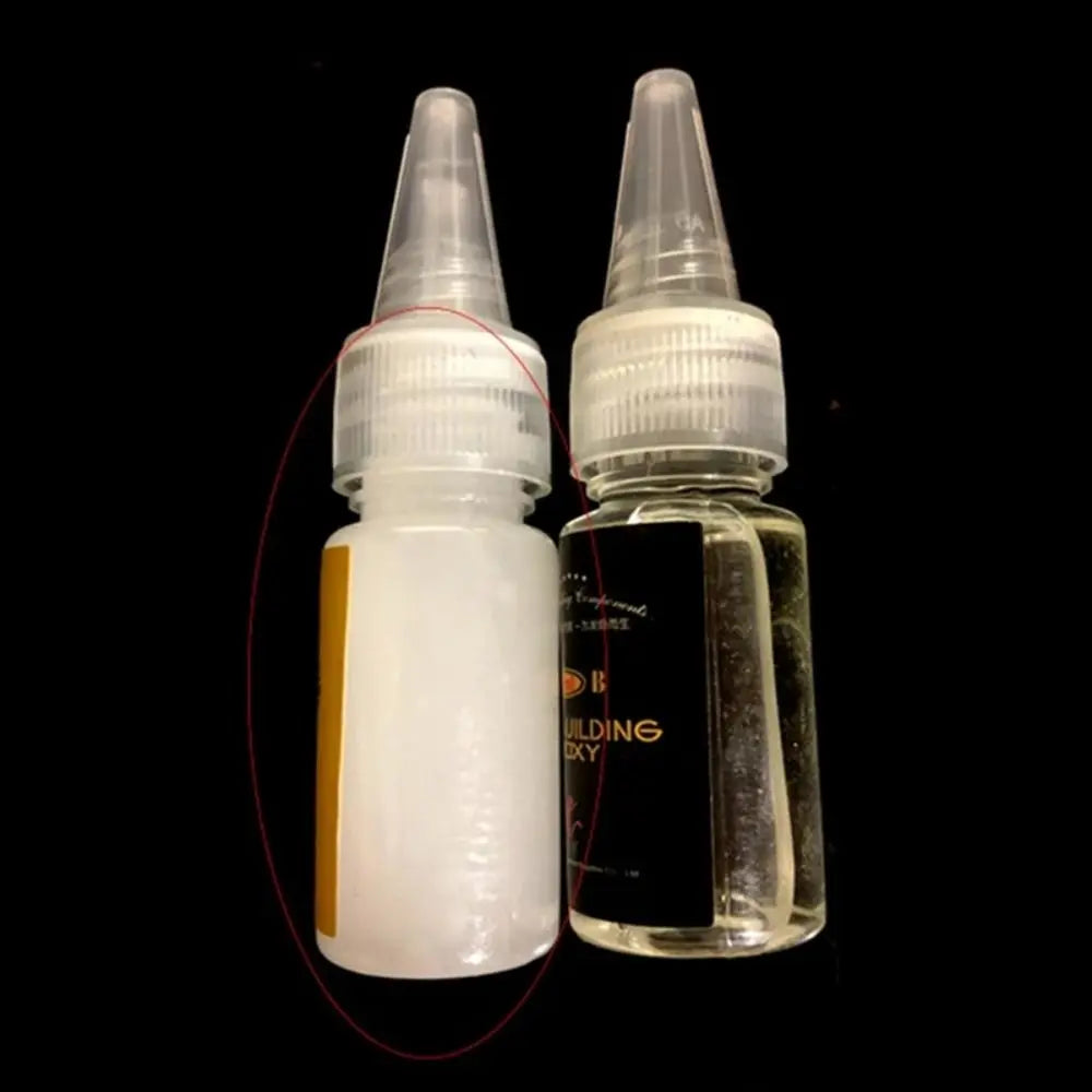 2Pcs Epoxy Resin Fishing Rod Repair Glue – AB Transparent Adhesive Fishing Rod Repair Glue Nixie 20ml