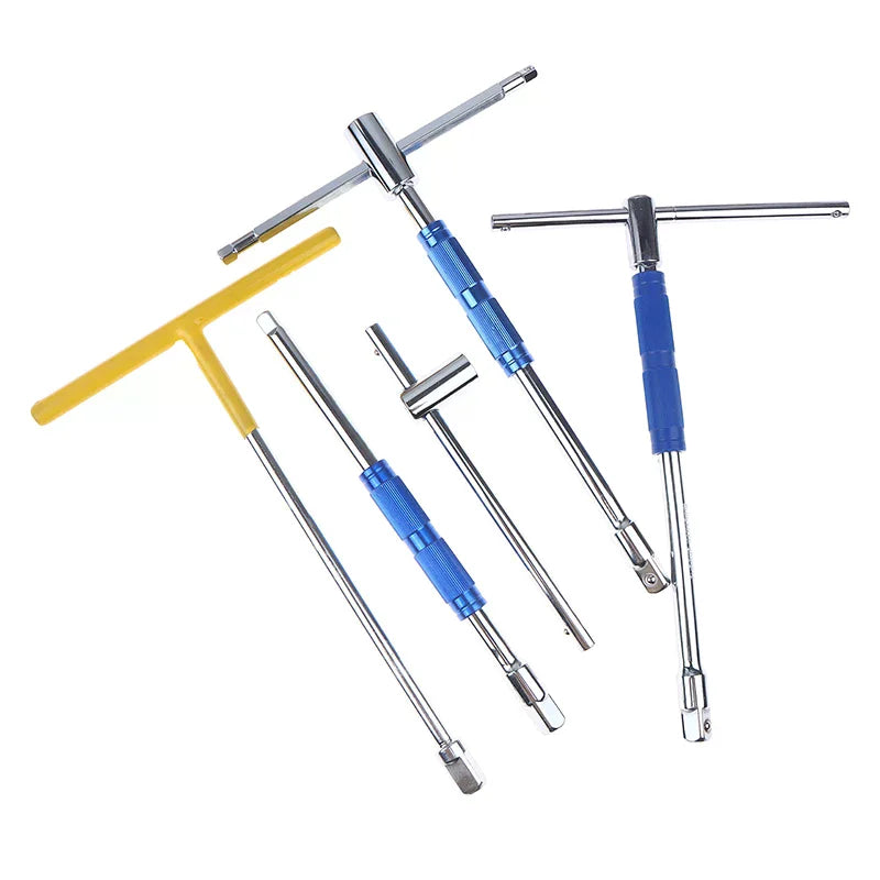 T-Handle Socket Wrench Set – Convertible Sockets & Lever Bar Socket Wrench Set Nixie
