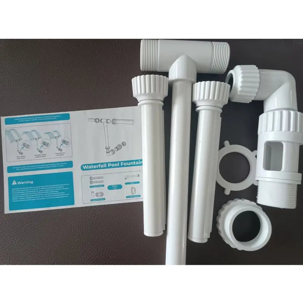 Adjustable Dual Spray Rotatable Pool Fountain Nozzle