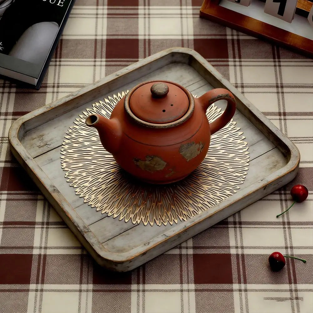 Heat-Resistant Round PVC Table Mat – Placemat & Coaster
