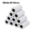 58x40mm Thermal Paper Rolls for Kids Pocket Photo Printer Refill