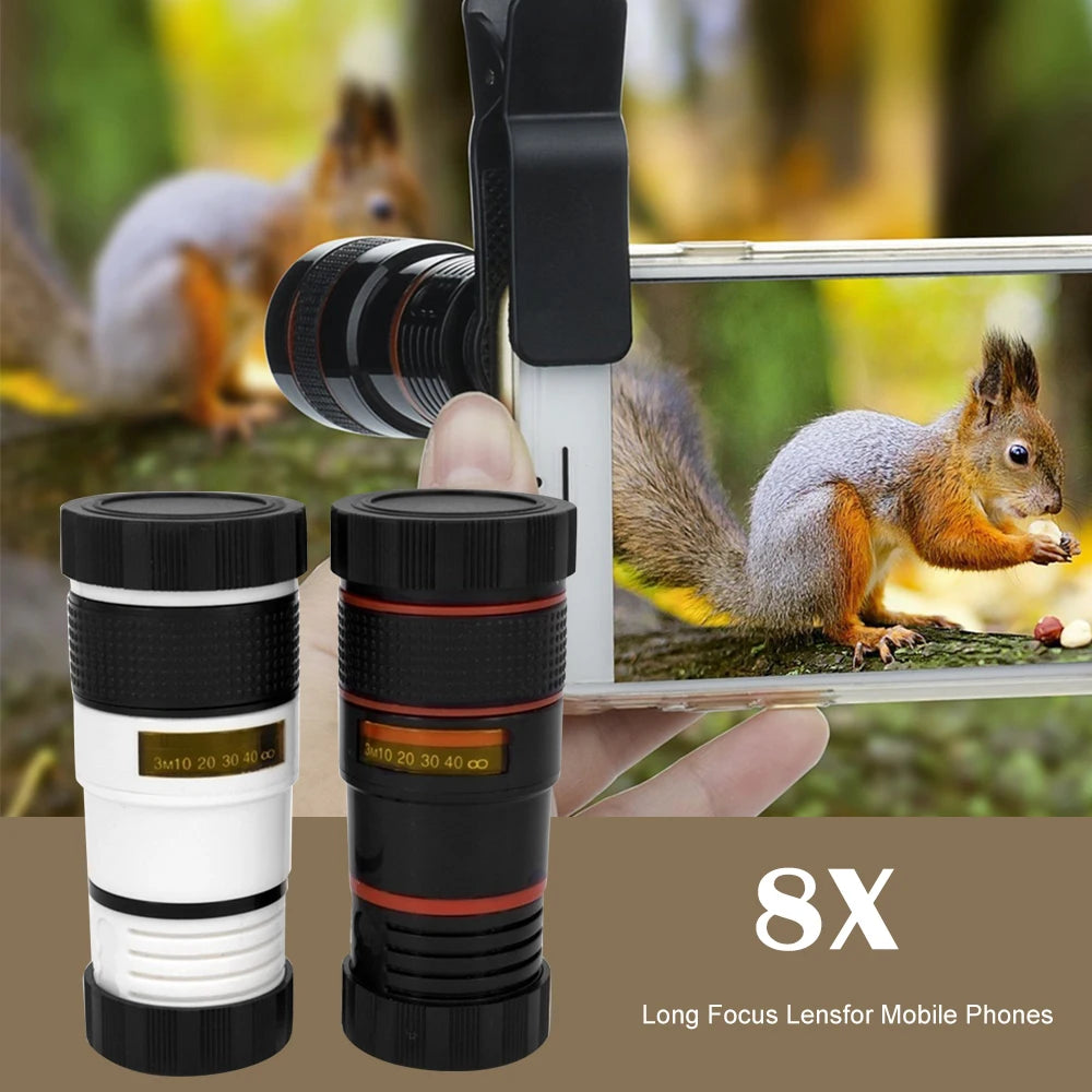 8x HD Monocular Telephoto Lens for Smartphone – Camping & Hiking Smartphone Telephoto Lens Nixie