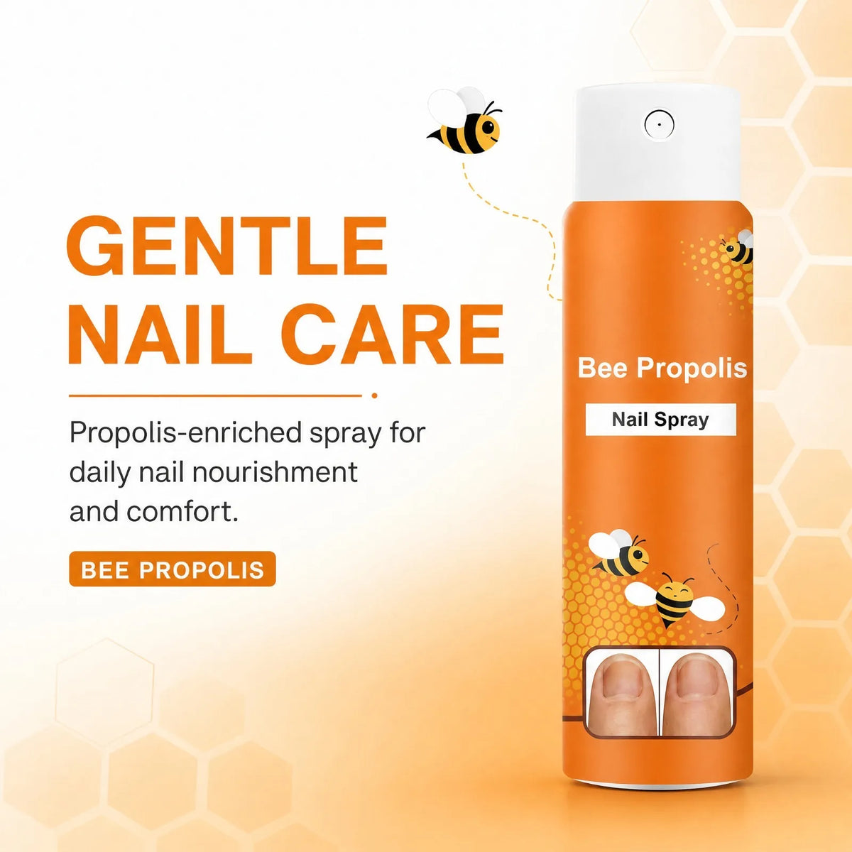 Bee Propolis Nail Spray – Nourishing Cuticle & Nail Care Nail Care Spray Nixie