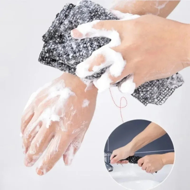 Japanese Nylon Exfoliating Body Scrub Towel – Back Wash Cloth Body Scrub Towel Nixie