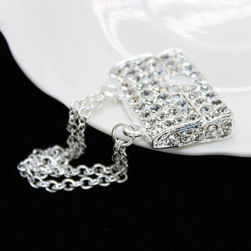 Miniature Metal Handbag with Chain – Dollhouse Accessory