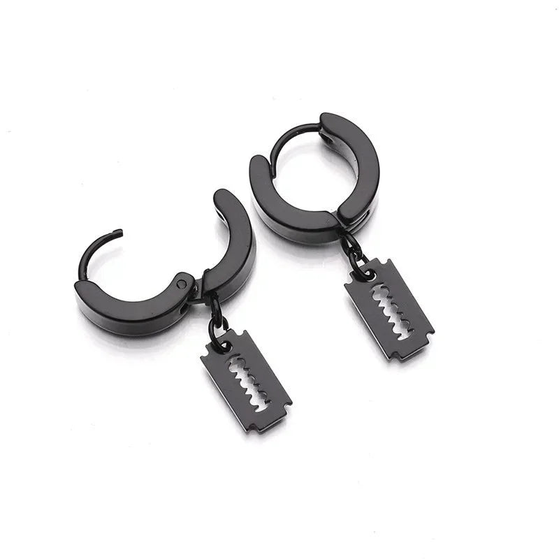 5/10 Pair Stainless Steel Dangle Earrings – Cross, Heart & Life Tree Dangle Earring Set Nixie