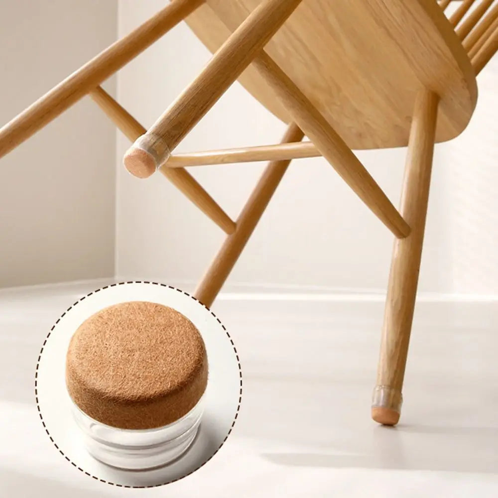4Pcs Silicone Chair Leg Covers – Anti-Slip Floor Protectors Furniture Leg Caps Nixie