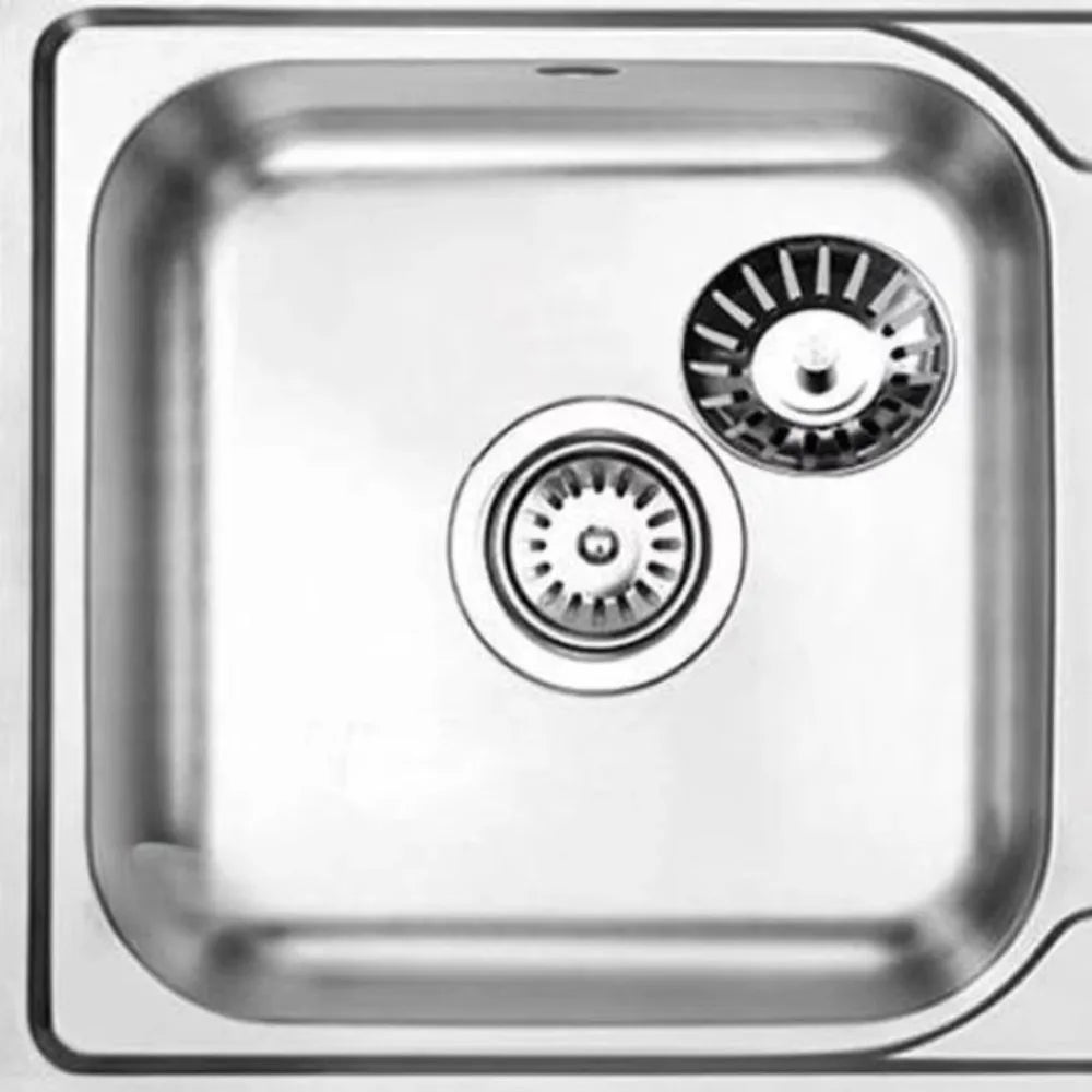 2-Pack Stainless Steel Sink Drain Strainer & Stopper 7.8cm