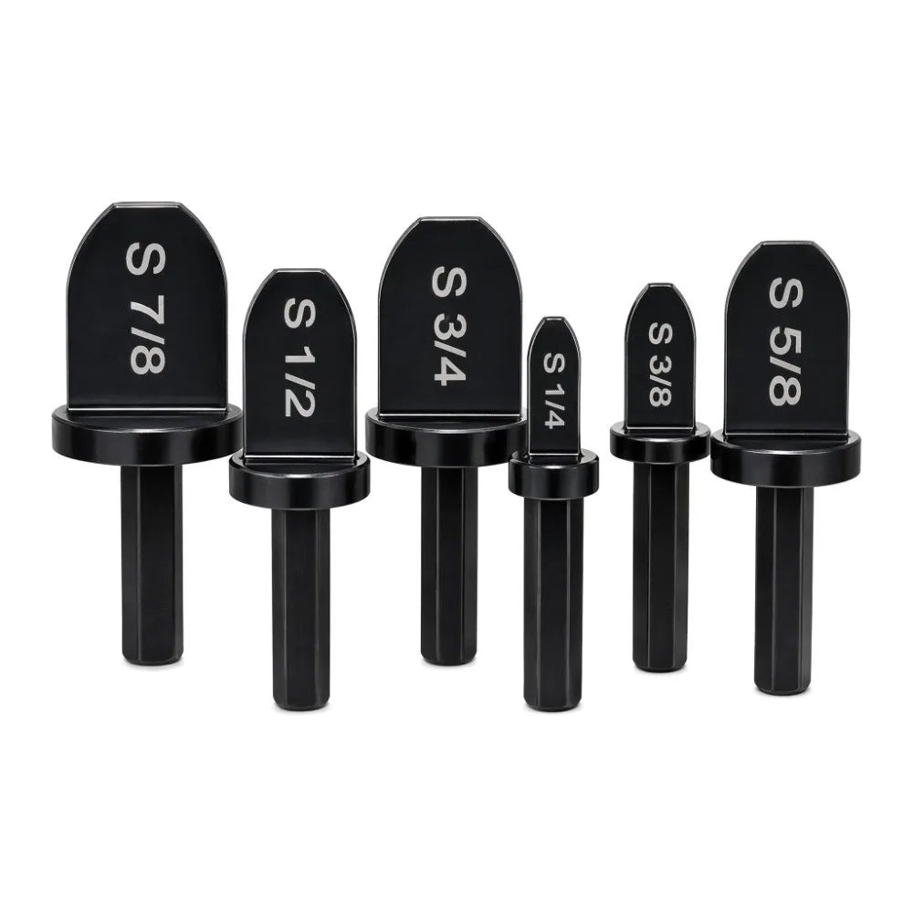 6-Piece Bearing Steel Pipe Swaging Tool Set – 1/4" to 7/8" Pipe Swaging Tool Set Nixie