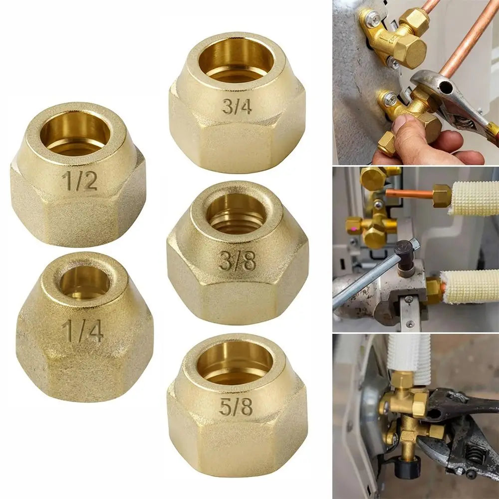 Brass Flare Nut Tube Fittings – 1/8" to 3/4" Sizes | Threaded Flare Tube Fitting Nixie