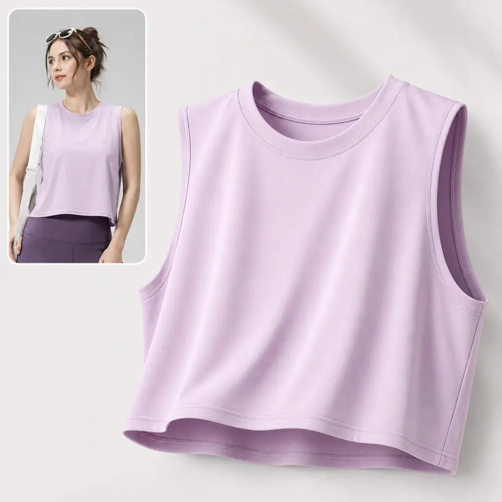 Women's Sleeveless Yoga Top – Slim Fit Quick-Dry Fitness Tank Yoga Fitness Tank Nixie