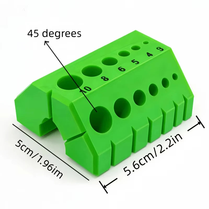 Portable 45° & 90° Angle Drill Jig with Numerical Scale Guide