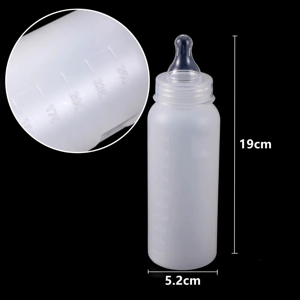 250ml Pet Nursing Feeding Bottle with Silicone Nipple Pet Nursing Bottle Nixie