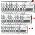 35Pcs Aluminum Foil Resealable Zipper Bags – Freezer & Air Fryer Food Storage Bags Nixie 35 PCS