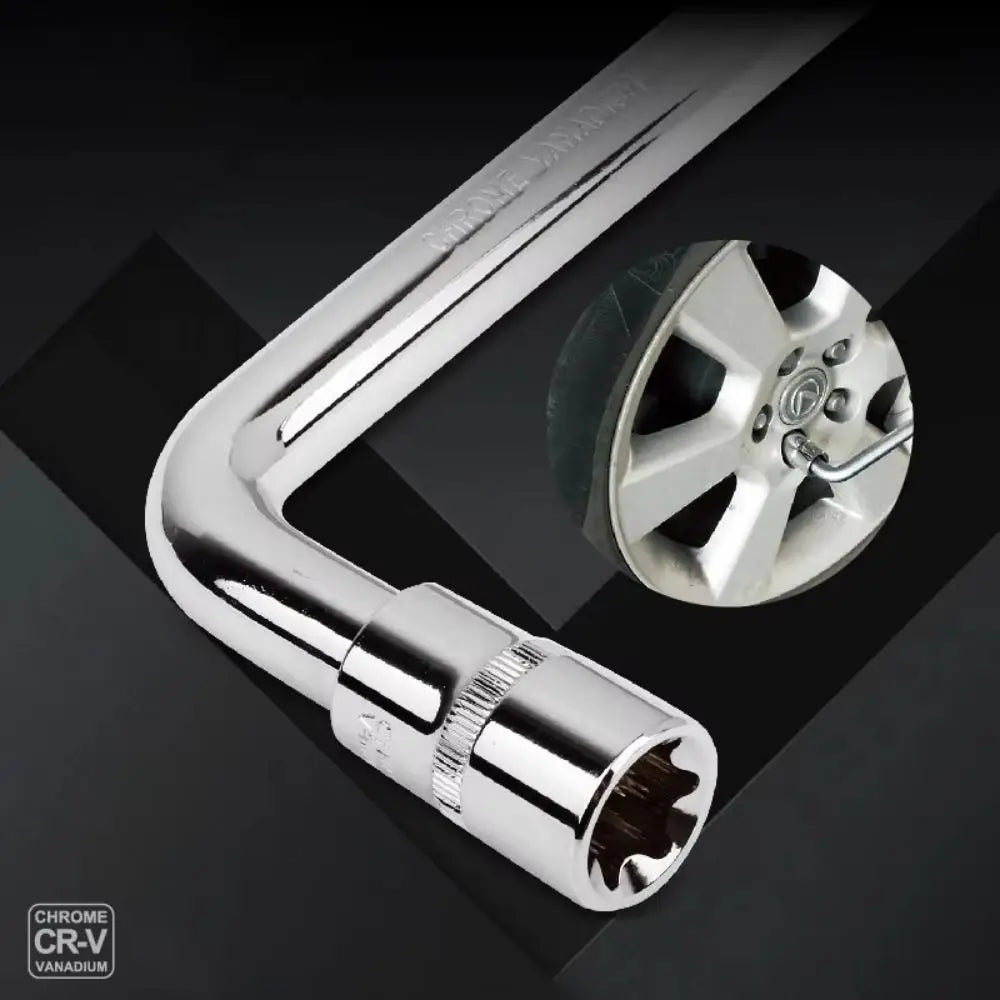 1/2" Drive L-Shape Socket Extension Bar 200–350mm CR-V Steel Socket Extension Bar Nixie