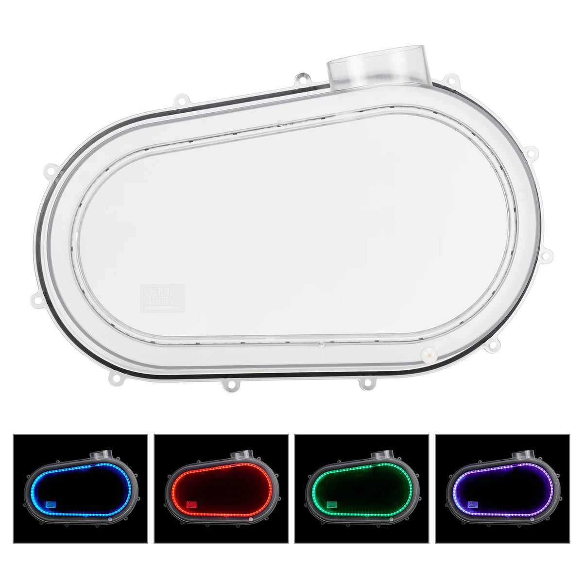 Clear CVT Clutch Cover RGB Lights – Can-Am Maverick X3 2017+ CVT Clutch Cover Nixie