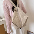 Korean Style Unisex Backpack – Lightweight Large Capacity Bag Unisex Backpack Nixie Off-white