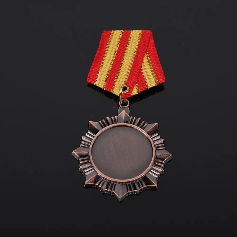 Gold Silver Bronze Award Medals 5cm Zinc Alloy Sports Medals Award Medals Nixie