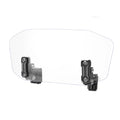 KEMIMOTO Motorcycle Windshield Extension Adjustable Spoiler Clip Windshield Extension Nixie Clear