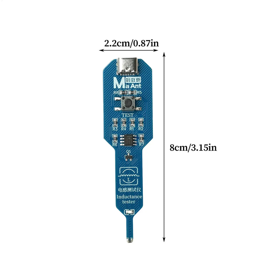 Inductance Tester Type-C for Phone & PC Motherboard Repair Circuit Diagnostic Tester Nixie