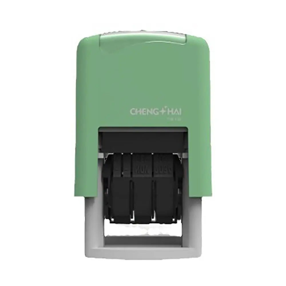 Adjustable Self-Inking Date Stamp – Day Month Year Multicolor