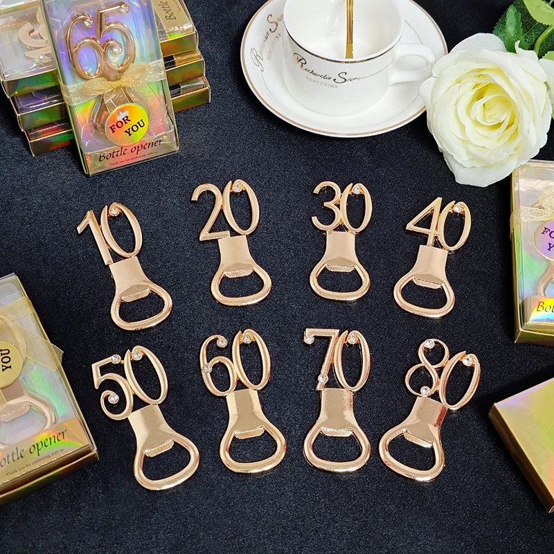 Number Shape Bottle Opener – Birthday & Anniversary Gift Novelty Bottle Opener Nixie