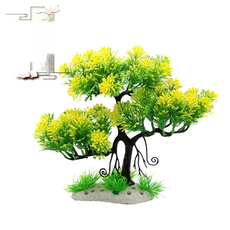 Artificial Aquarium Tree Bonsai Fish Tank Landscape Decor Aquarium Decoration Nixie