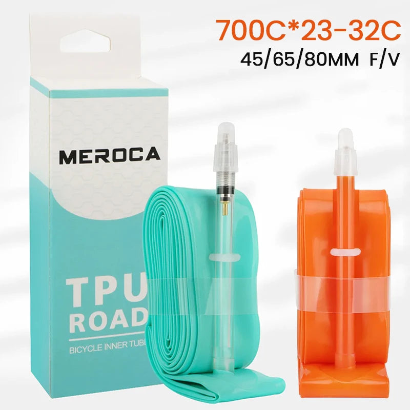 MEROCA 700C TPU Ultralight Road Bike Inner Tube | Presta Valve Bike Inner Tube Nixie