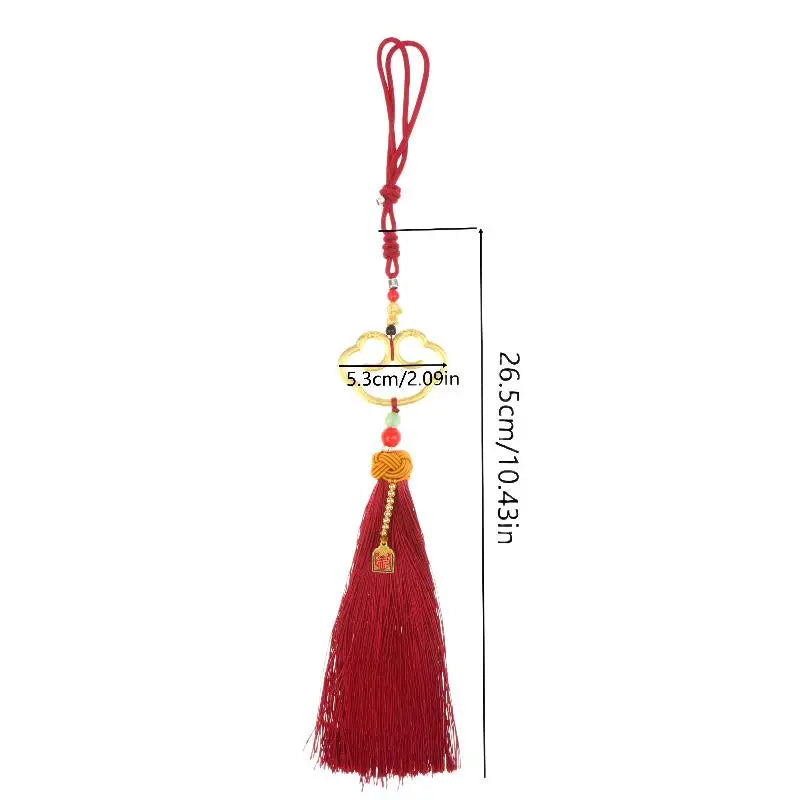 Chinese Cloud Lock Tassel Ornament – Car & Home Décor Gift Hanging Ornament Nixie
