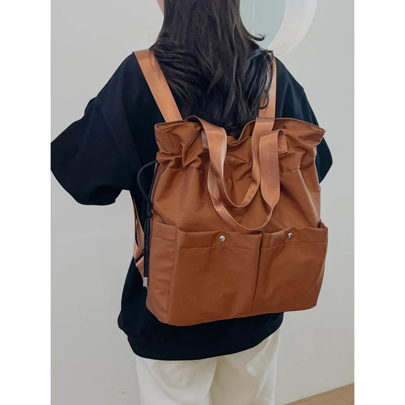 Large Capacity Nylon Tote Bag – Lightweight Women's Commuter Nylon Tote Bag Nixie