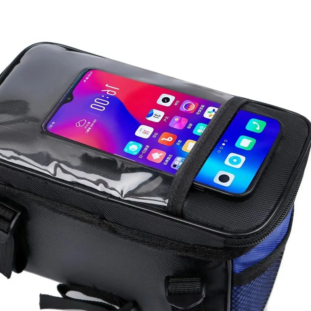 Waterproof Bike Handlebar Bag | Reflective Cycling Front Bag