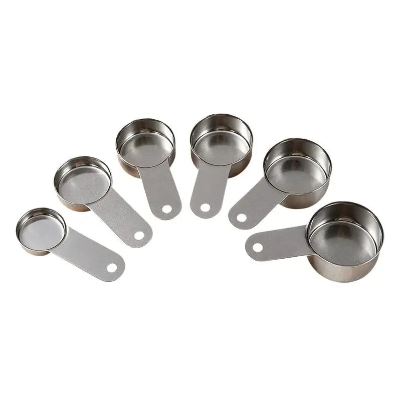 Stainless Steel Measuring Spoons | Hanging Kitchen Baking Tool Measuring Spoons Nixie