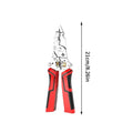 Foldable Wire Stripper Twister with Voltage Tester | JETTING Wire Stripper Tool Nixie Red