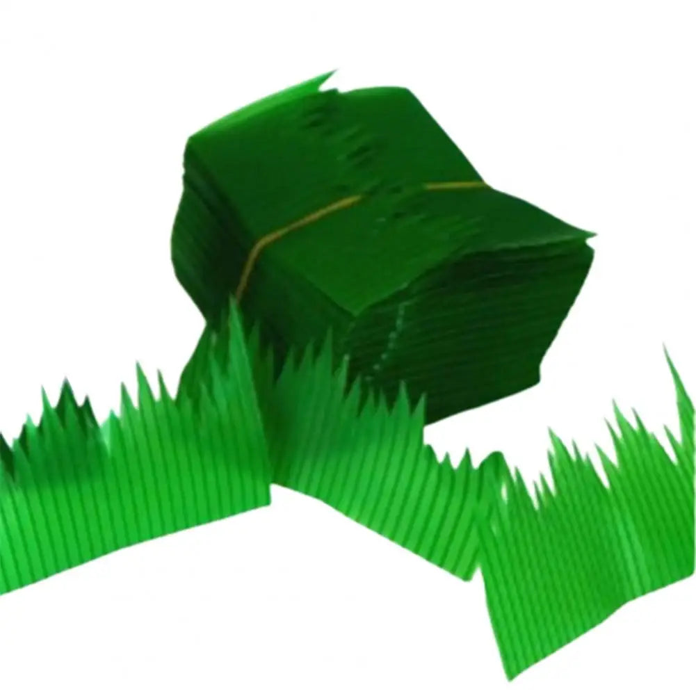 Plastic Sushi Grass Faux Leaf Dividers – 1000 Pcs Bulk Pack Sushi Grass Dividers Nixie