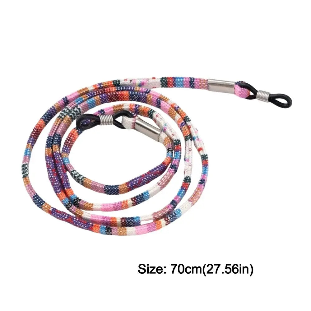Bohemian Glasses Chain Neck Cord – Anti-Drop Adjustable Holder