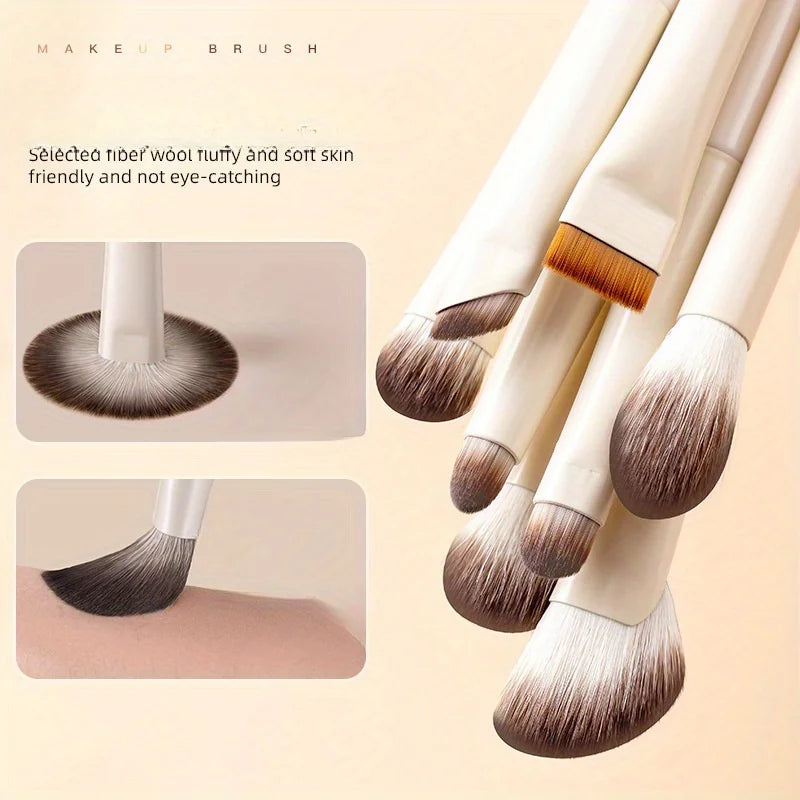 10-Piece Eye Makeup Brush Set – Soft Eyeshadow & Eyeliner Eye Makeup Brushes Nixie