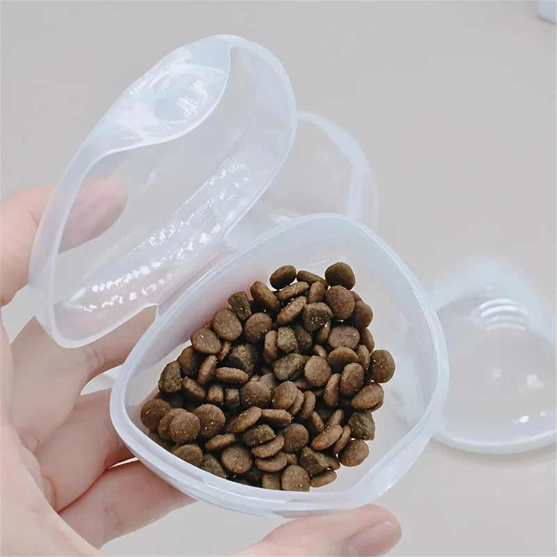 2-Piece Portable Pet Snack Box for Dog & Cat Training Walks Pet Treat Container Nixie