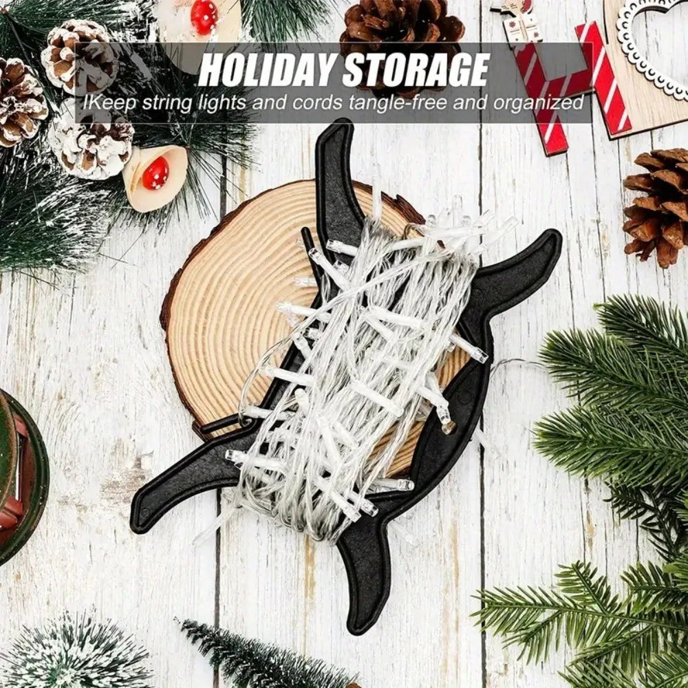2PCS Christmas Lights Cord Wind-Up Storage Organizer Holder Cord Storage Organizer Nixie