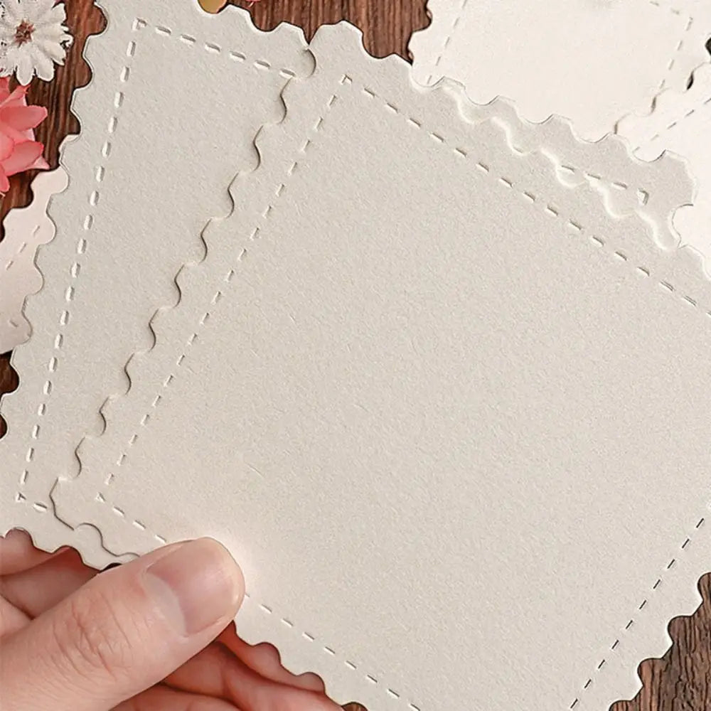 25pcs Stamp & Ticket Stub Watercolor Paper Cards – 300g