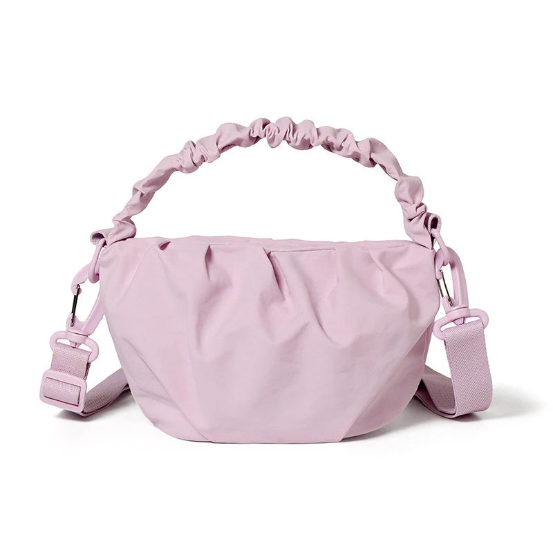 Korean Nylon Crossbody Bag – Pleated Unisex Shoulder Bag Crossbody Shoulder Bag Nixie