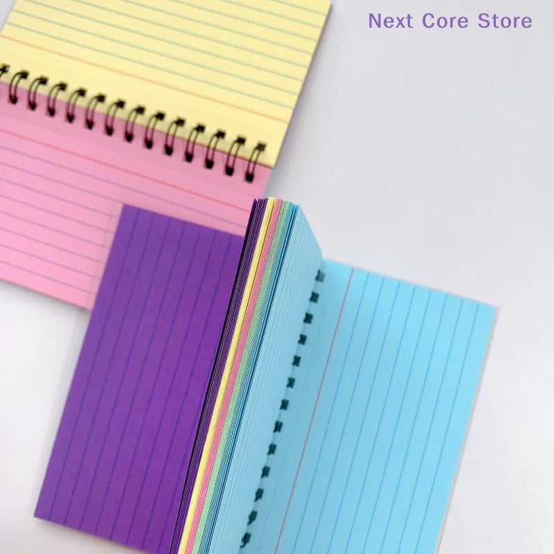 50-Sheet Colorful Tearable Mini Spiral Notebook – Memo Pad Mini Spiral Notebook Nixie