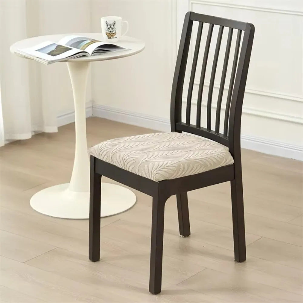 Jacquard Dining Chair Seat Cover – Nordic Slipcover Chair Seat Cover Nixie