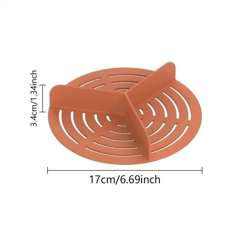 Silicone Air Fryer Divider Tray | 3-Compartment Reusable Liner Air Fryer Liner Nixie