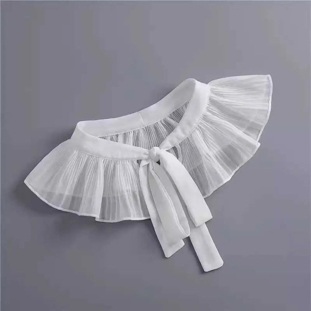 Lace Frill Detachable False Collar – Women's Removable Cape Detachable Collar Nixie