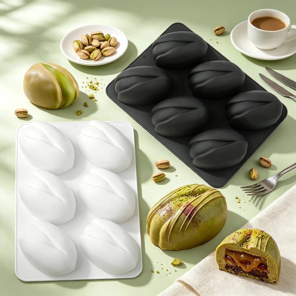 6-Cavity Shell Silicone Mold – Chocolate, Mousse & Candle Silicone Baking Mold Nixie